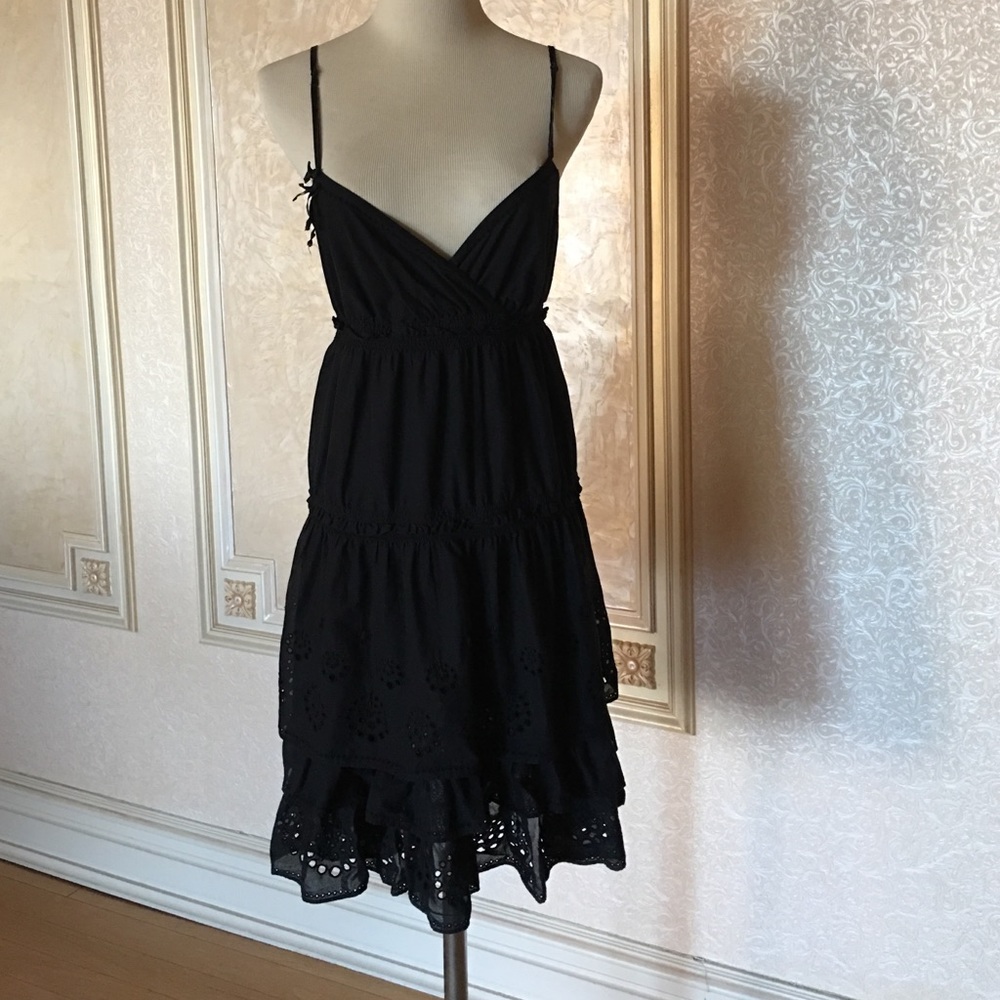 Juicy Couture black tiered dress Sz M