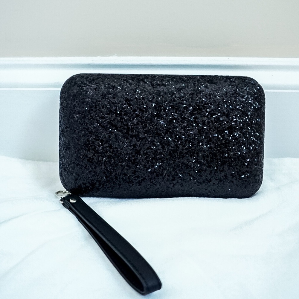ASOS CARVELA Sequin-Embellished Box Clutch - Picture 1 of 3