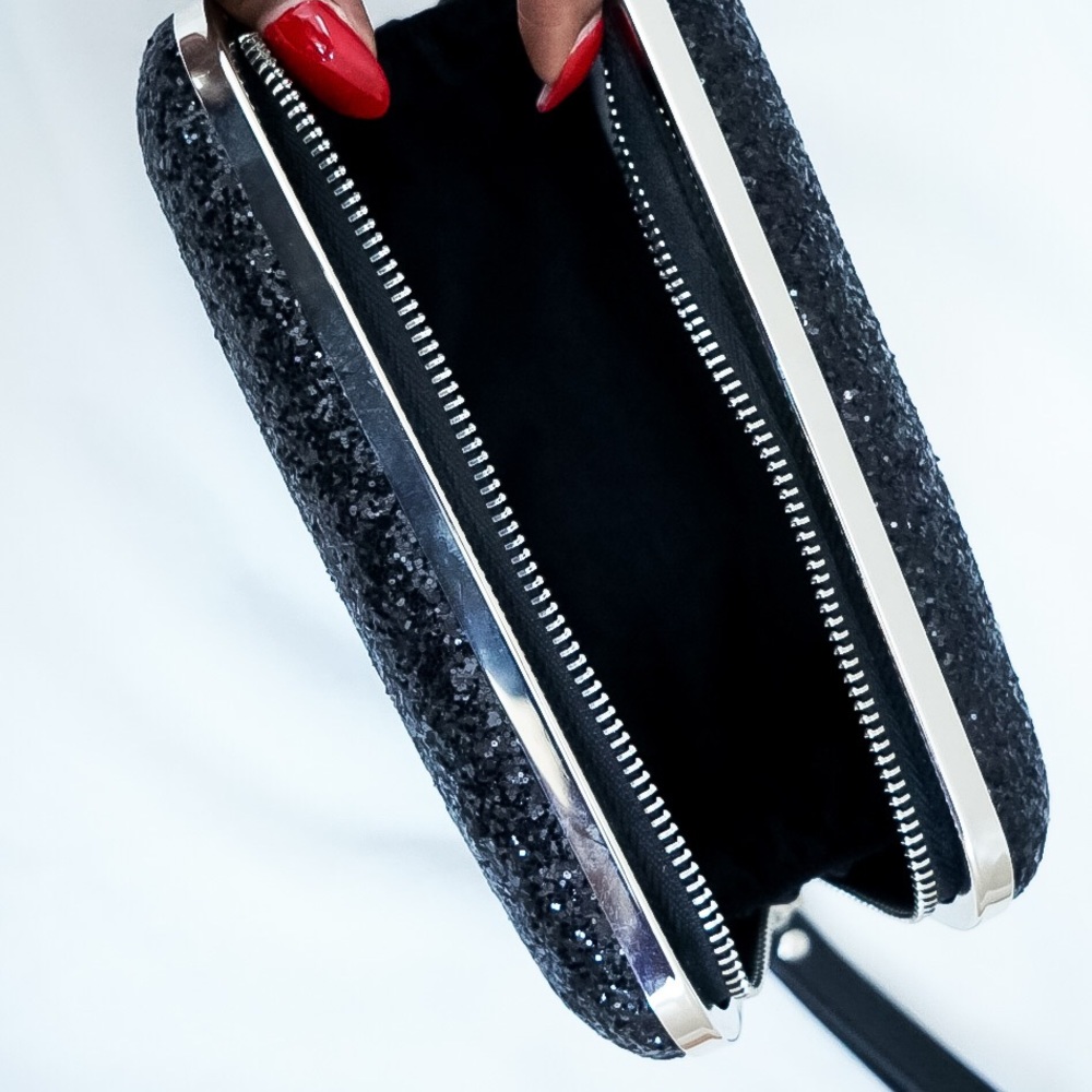 ASOS CARVELA Sequin-Embellished Box Clutch - Picture 3 of 3