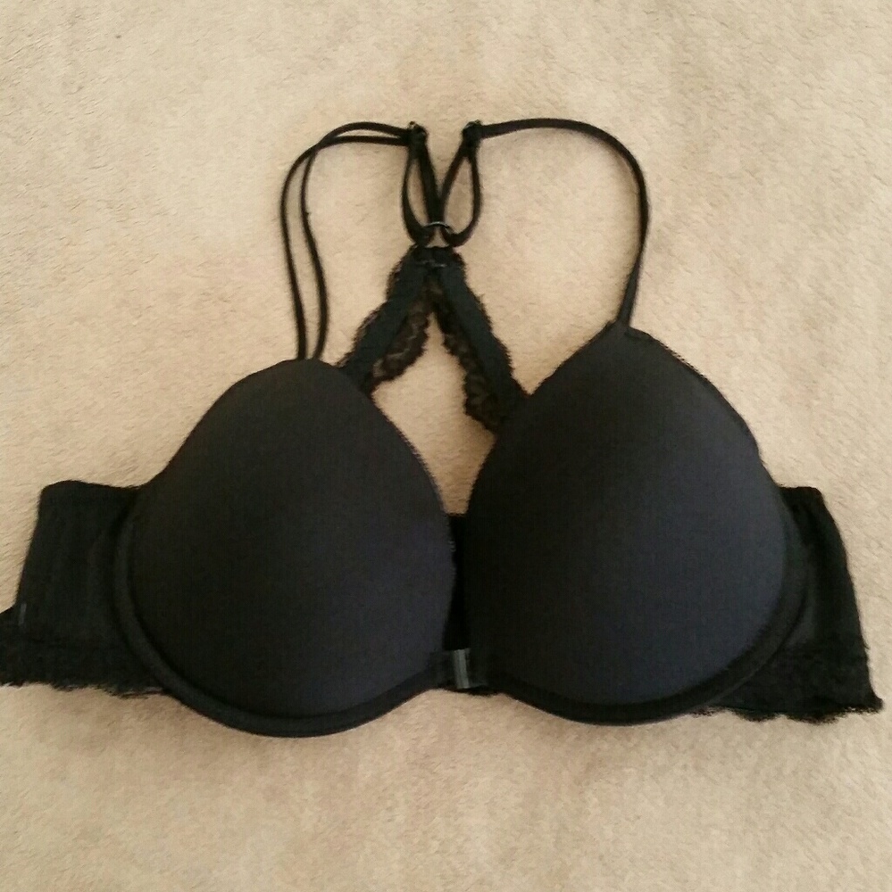 Never worn Black Razor Back Bra