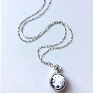 Marilyn Monroe Classic Pocket Watch Necklace