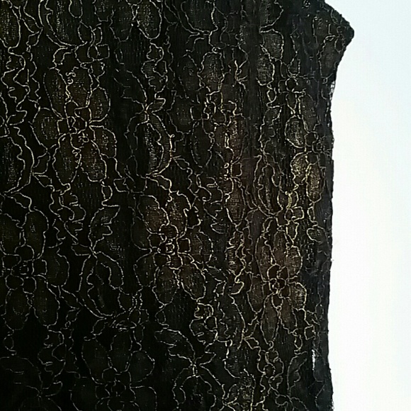 Gold Shimmery Homecoming Dress - Picture 3 of 3