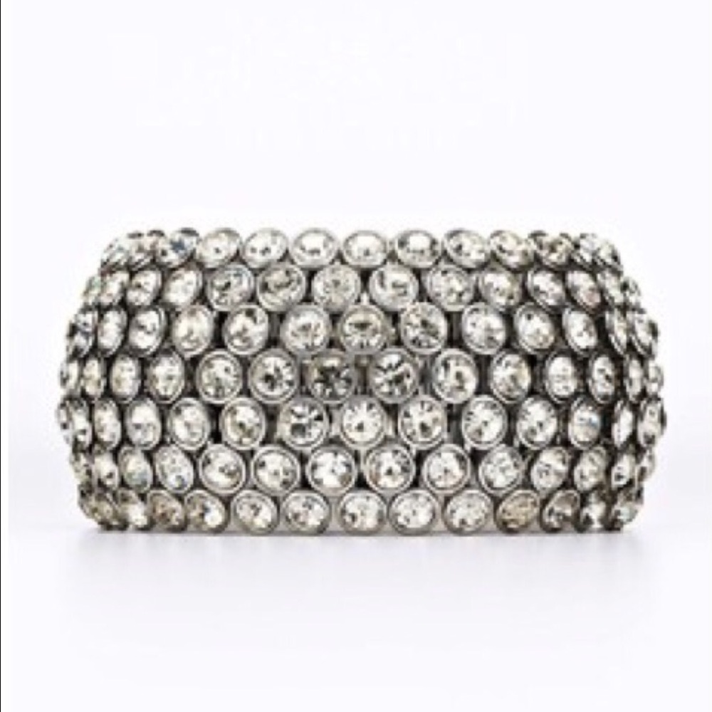 Ann Taylor Swarovski Crystal Stretch Bracelet