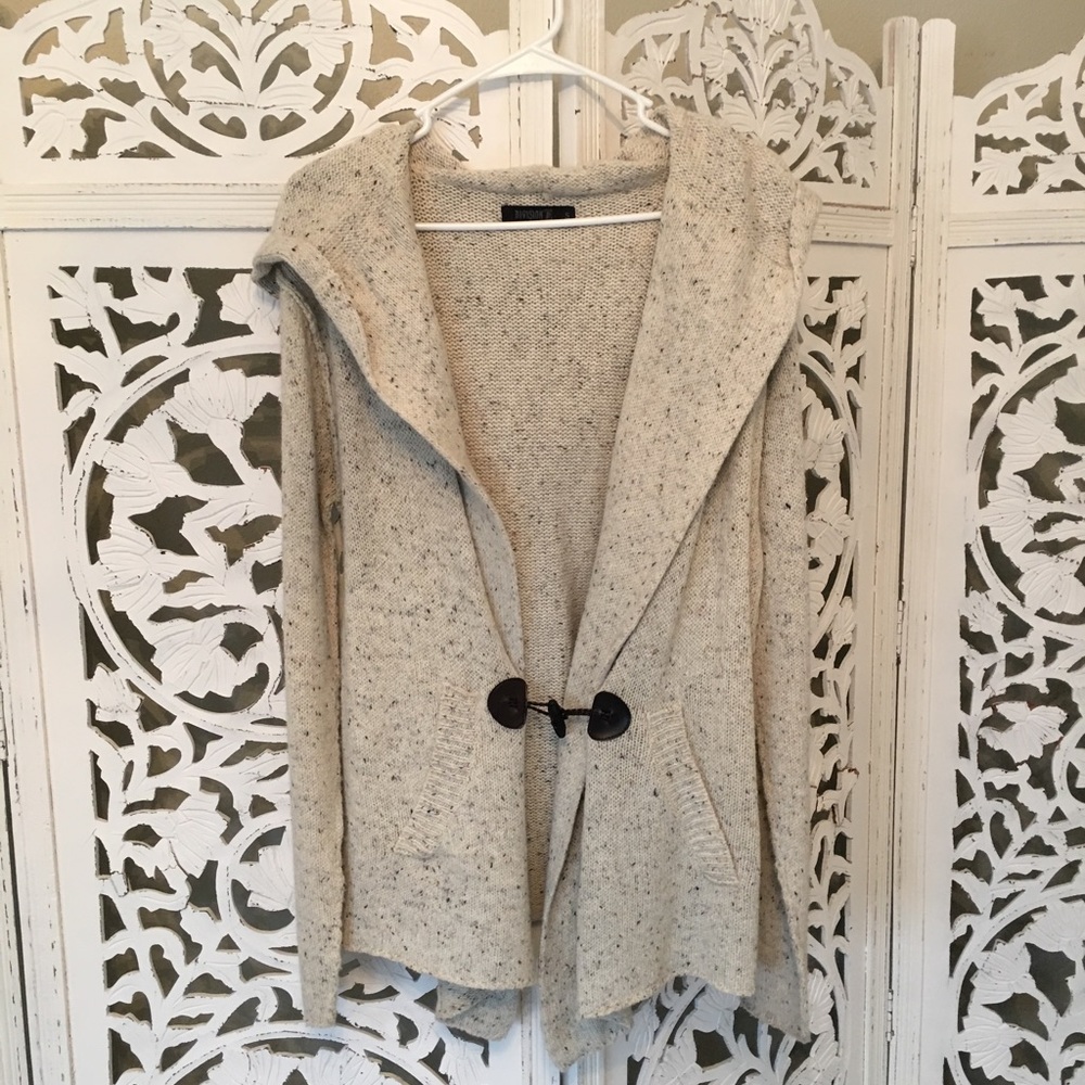 Hooded cardigan size small