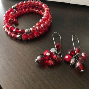 Bracelet and Earrings