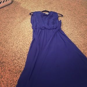 Dark blue maxi dress