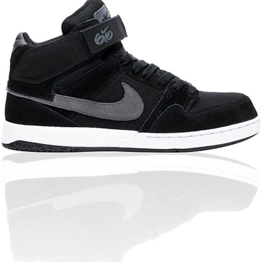 Nike 6.0 Zoom Air Black Gray Mid-Top Sneakers 12_2
