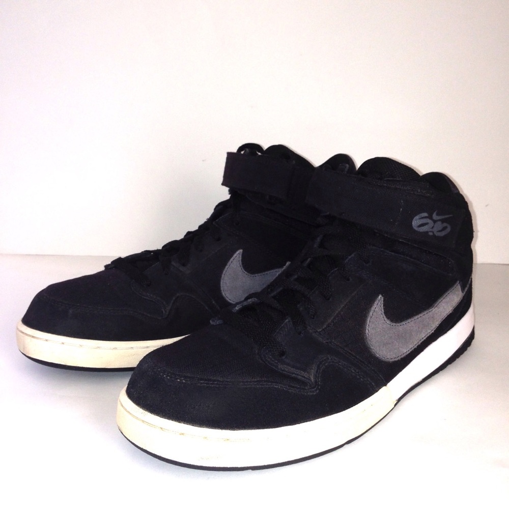 Nike 6.0 Zoom Air Black Gray Mid-Top Sneakers 12_3