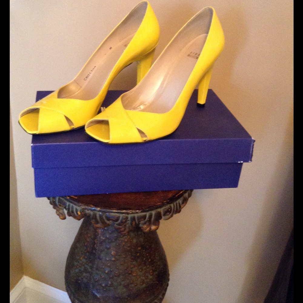 Stuart Weitzman. Open Toe High Heels - image 1