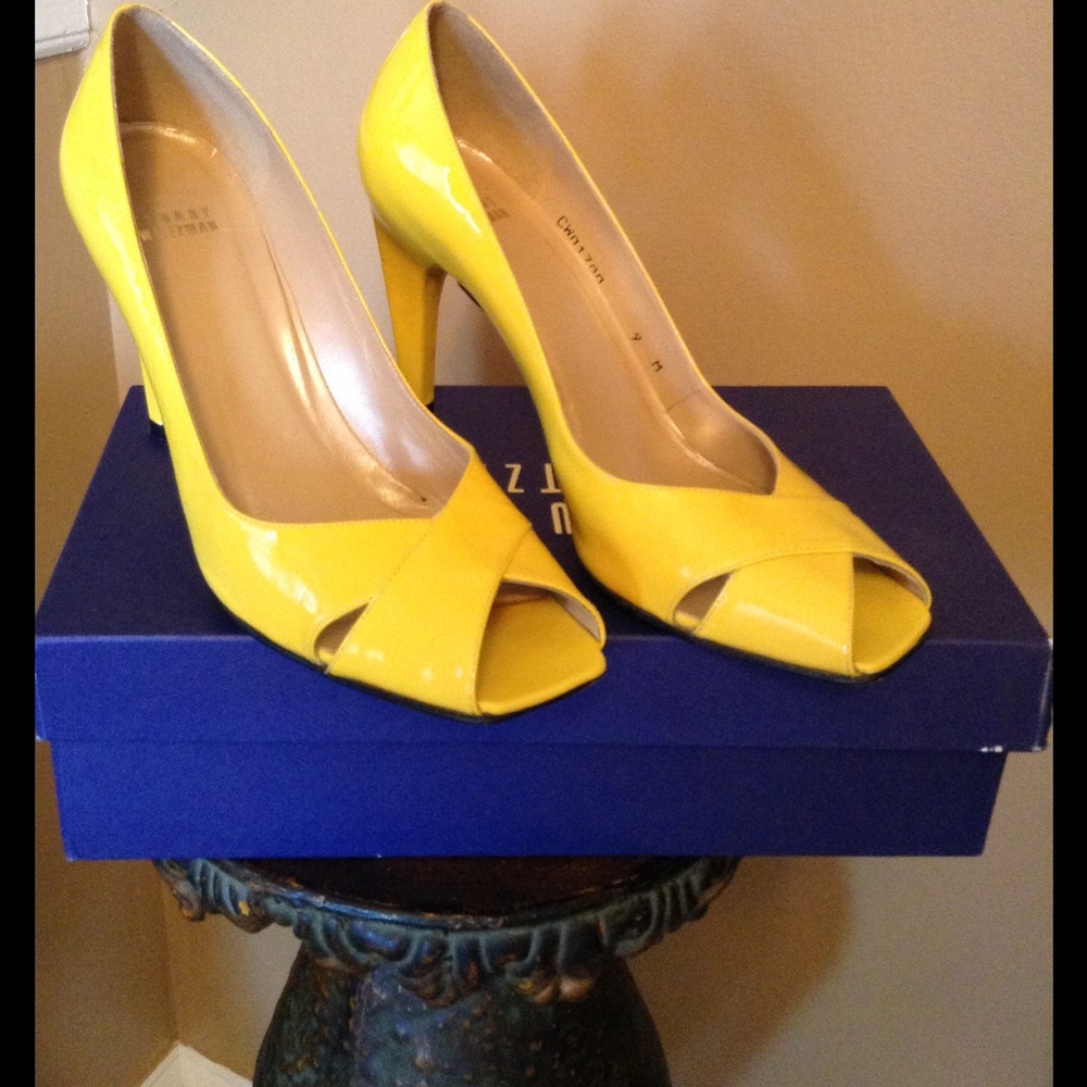 Stuart Weitzman. Open Toe High Heels - image 2