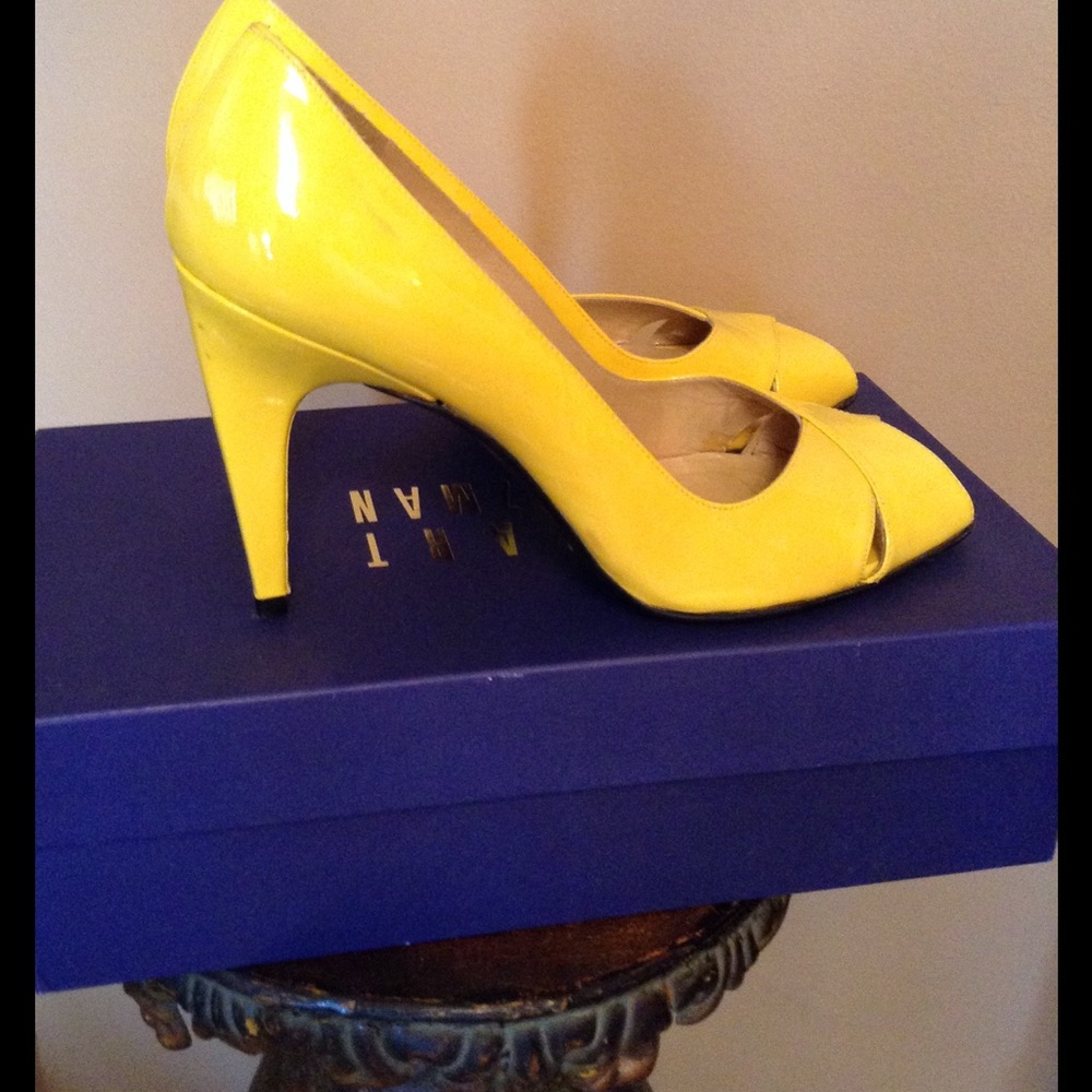 Stuart Weitzman. Open Toe High Heels - image 3