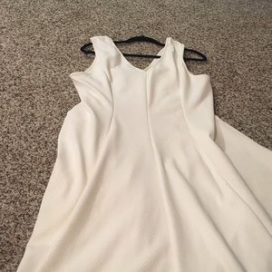 White spring dress.