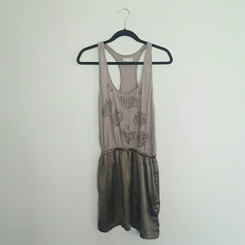 URBAN OUTFITTERS grey embellished dress - Picture 2 of 3