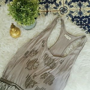URBAN OUTFITTERS grey embellished dress