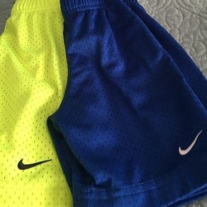 2 pairs of toddler nike shorts size 3T