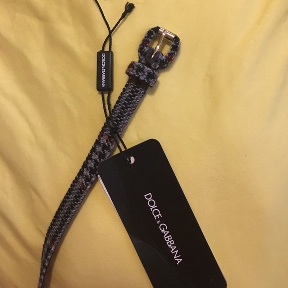 S/M Dolce & Gabbana Wool/Leather Belt