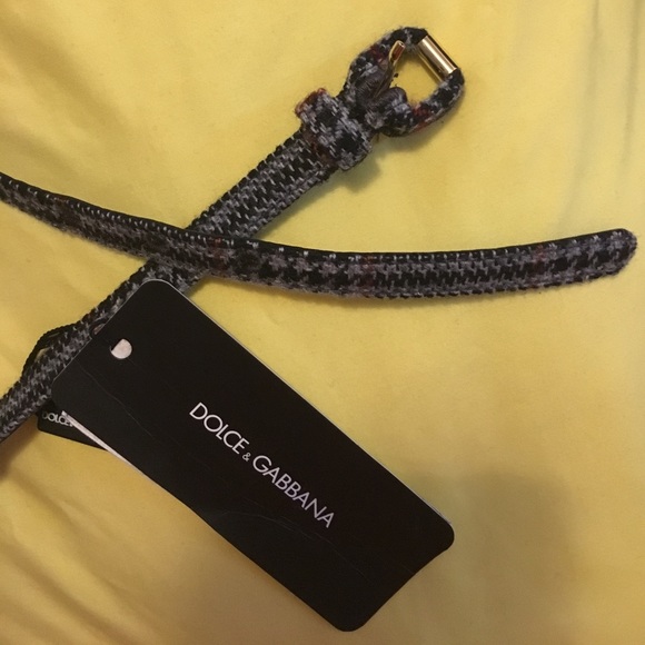 S/M Dolce & Gabbana Wool/Leather Belt