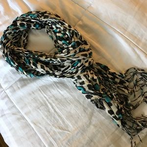 Cheetah print scarf