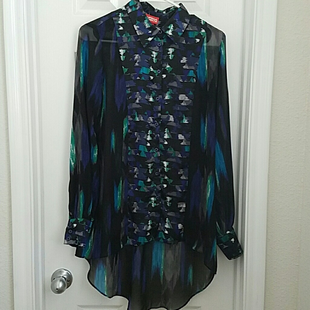 Lovely silk button up