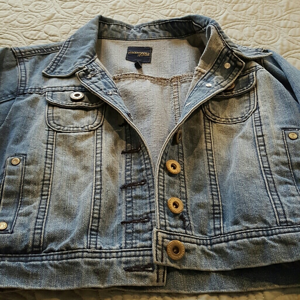Highway Jeans Cropped Jean Jacket