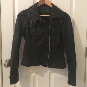 ALL SAINTS Belvedere leather jacket