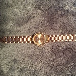 Pretty rose gold/rhinestone watch.