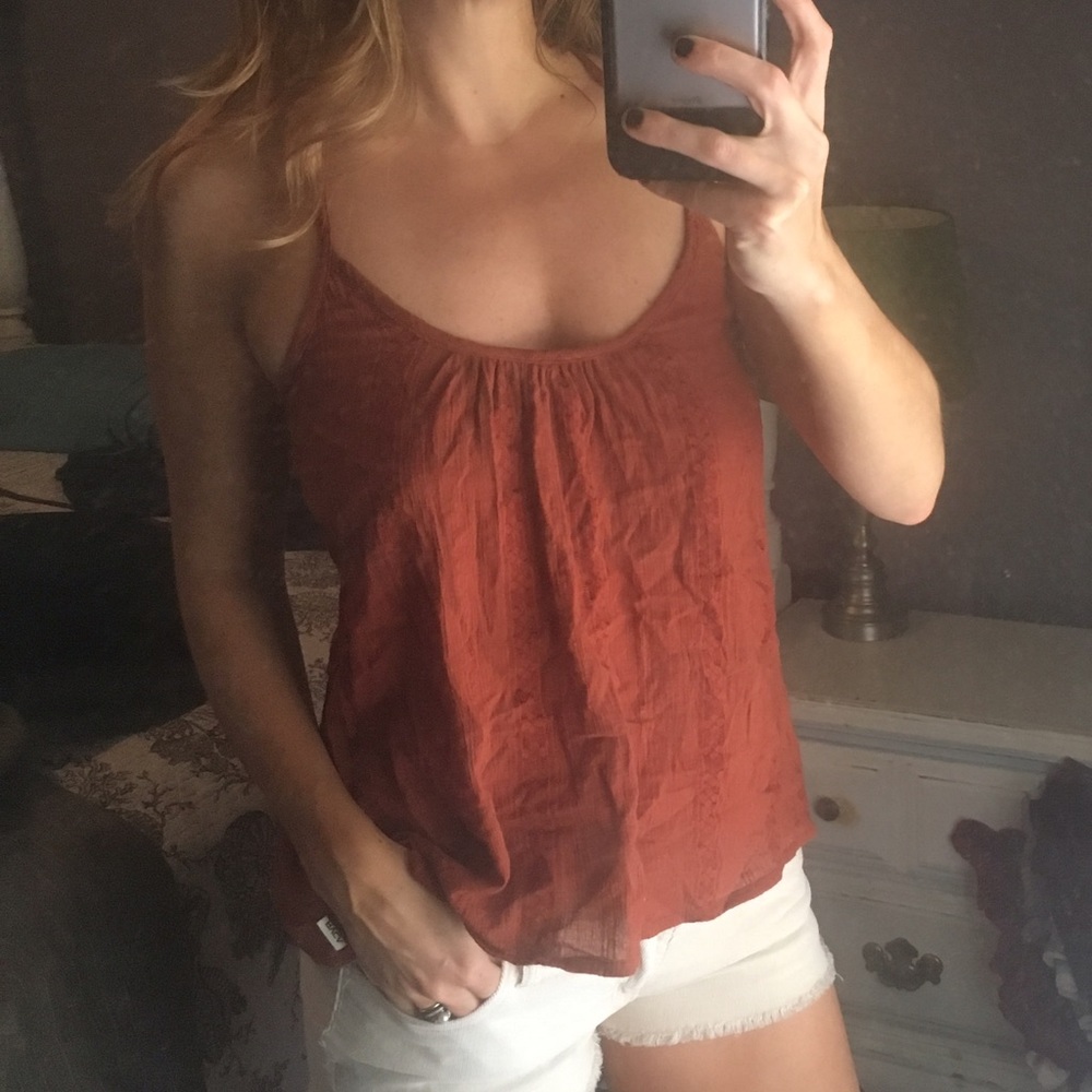 RVCA Rust Cross Over Tank