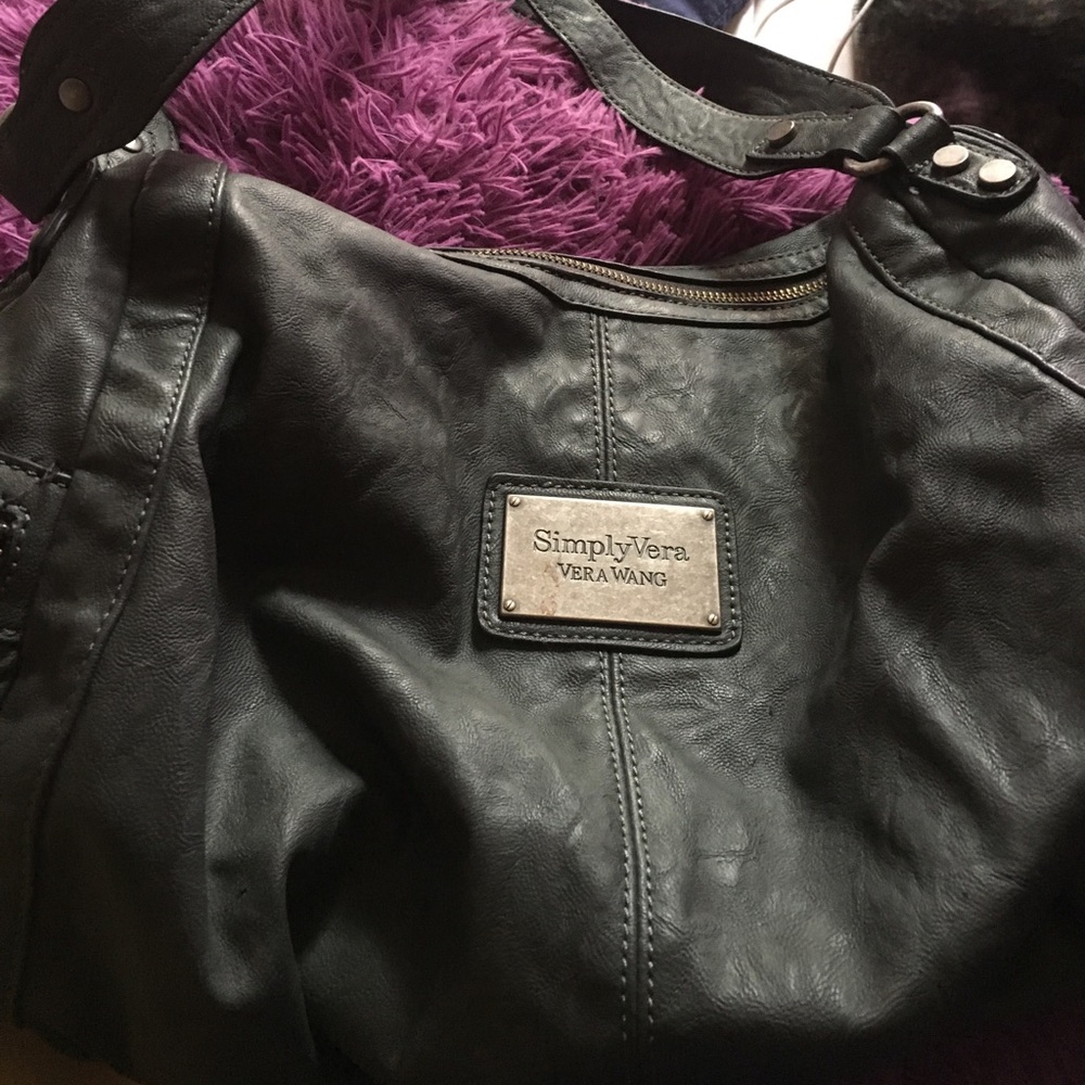 Dark grey Vera wang purse