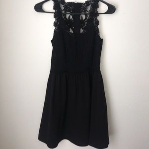 Black Dress with Lace Back
