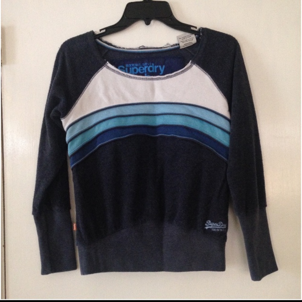 SUPERDRY retrograde terry knit sweater - Picture 1 of 4