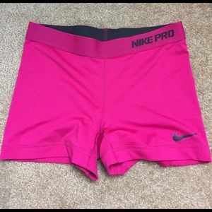 Nike pro running shorts medium