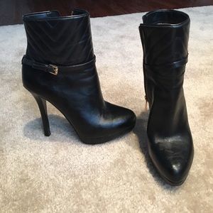 Authentic Michael Kors Black Leather Booties