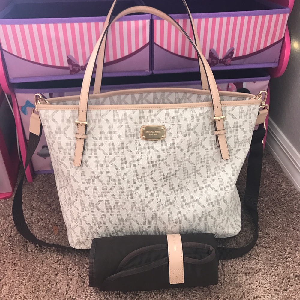 SOLD Michael Kors Jet Set Diaper Bag