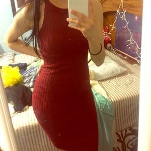 Forever 21 red/burgundy dress