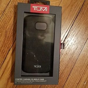 TUMI galaxy s7 black case canvas
