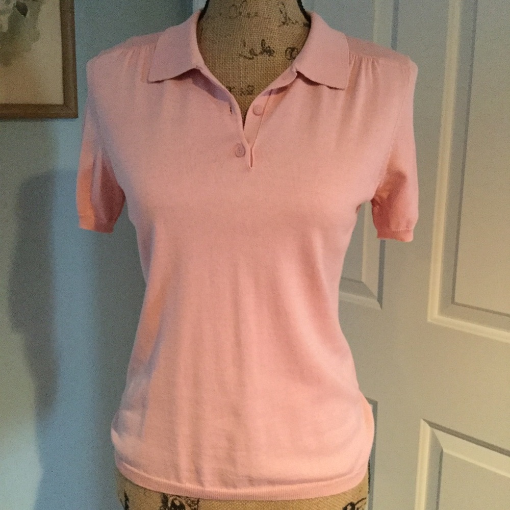 Talbots knit polo top