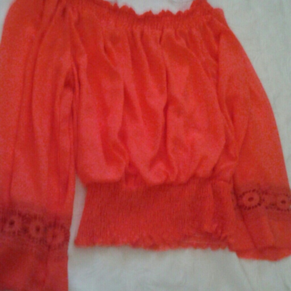 Xoxo off shoulder blouse