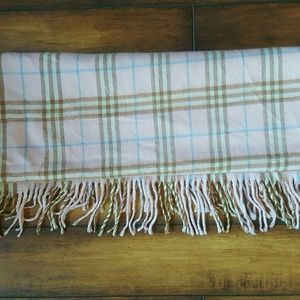 Pink Cashmere Blanket Scarf