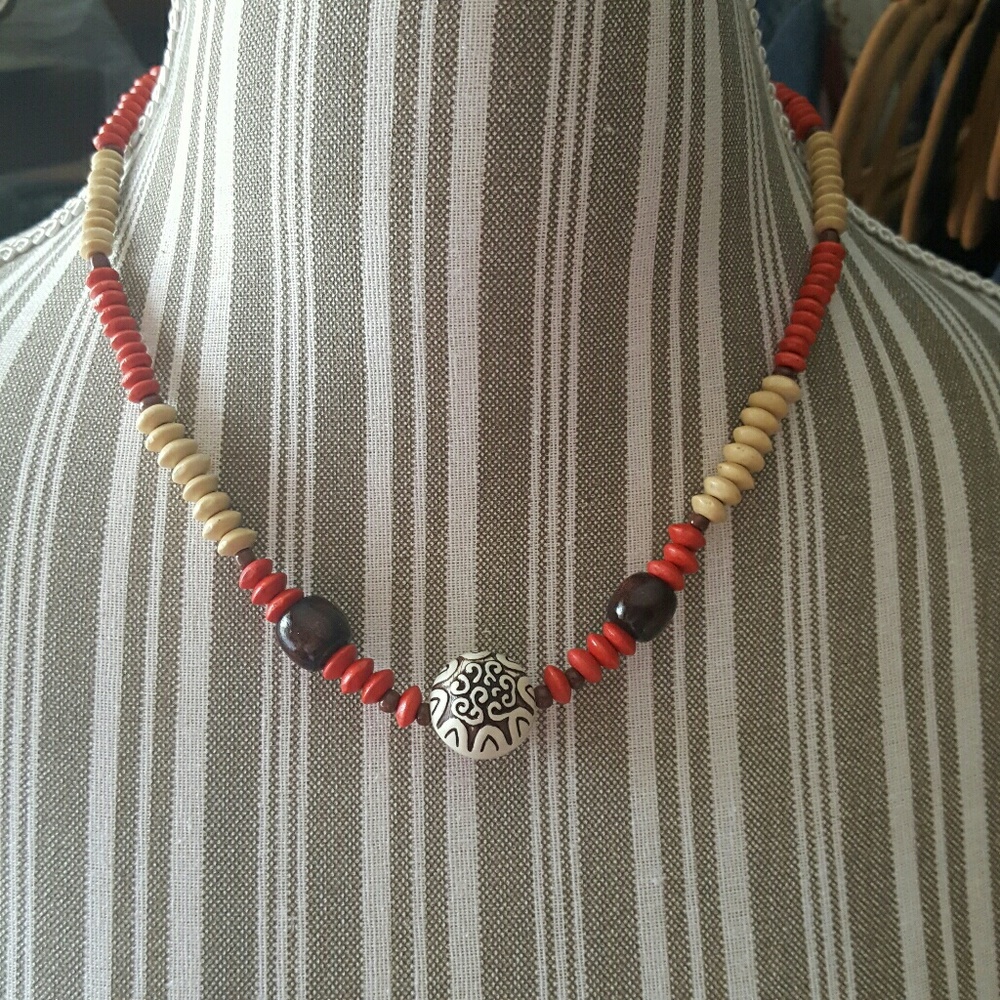 Wooden Bead Necklace/Bracelet