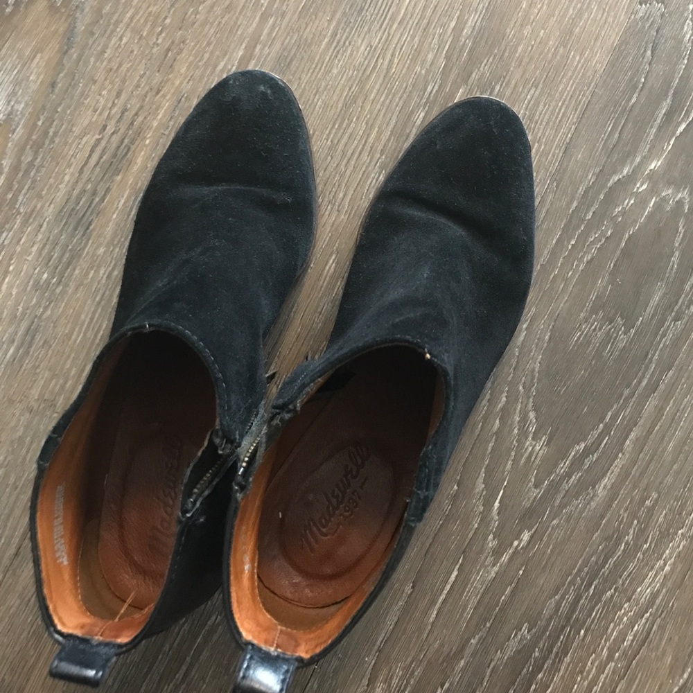 Madewell black ankle boots