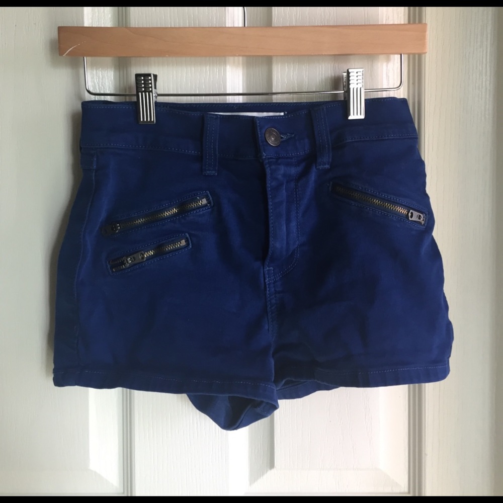 Abercrombie & Fitch royal blue shorts