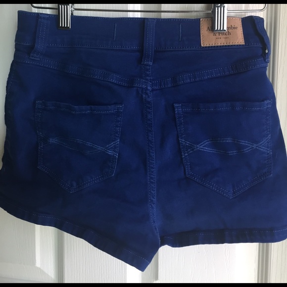Abercrombie & Fitch royal blue shorts - Picture 4 of 4
