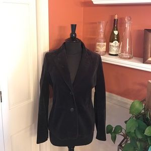 Gap superfine corduroy navy blazer