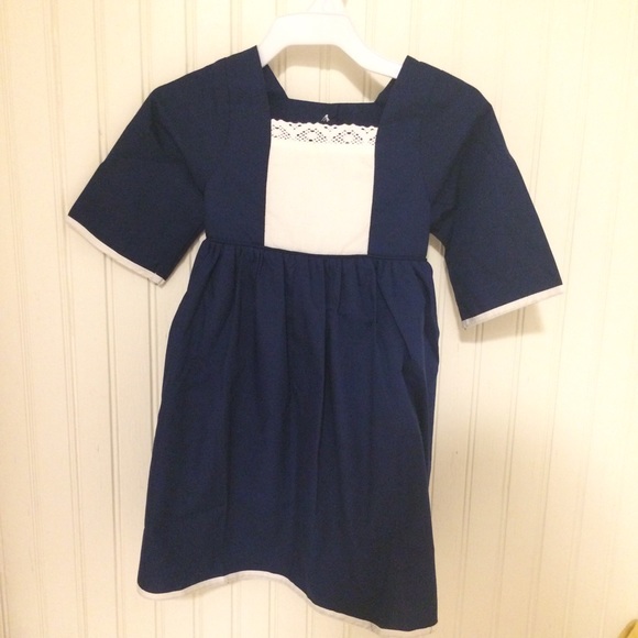 🍂Navy fall pinafore dress - Picture 1 of 5