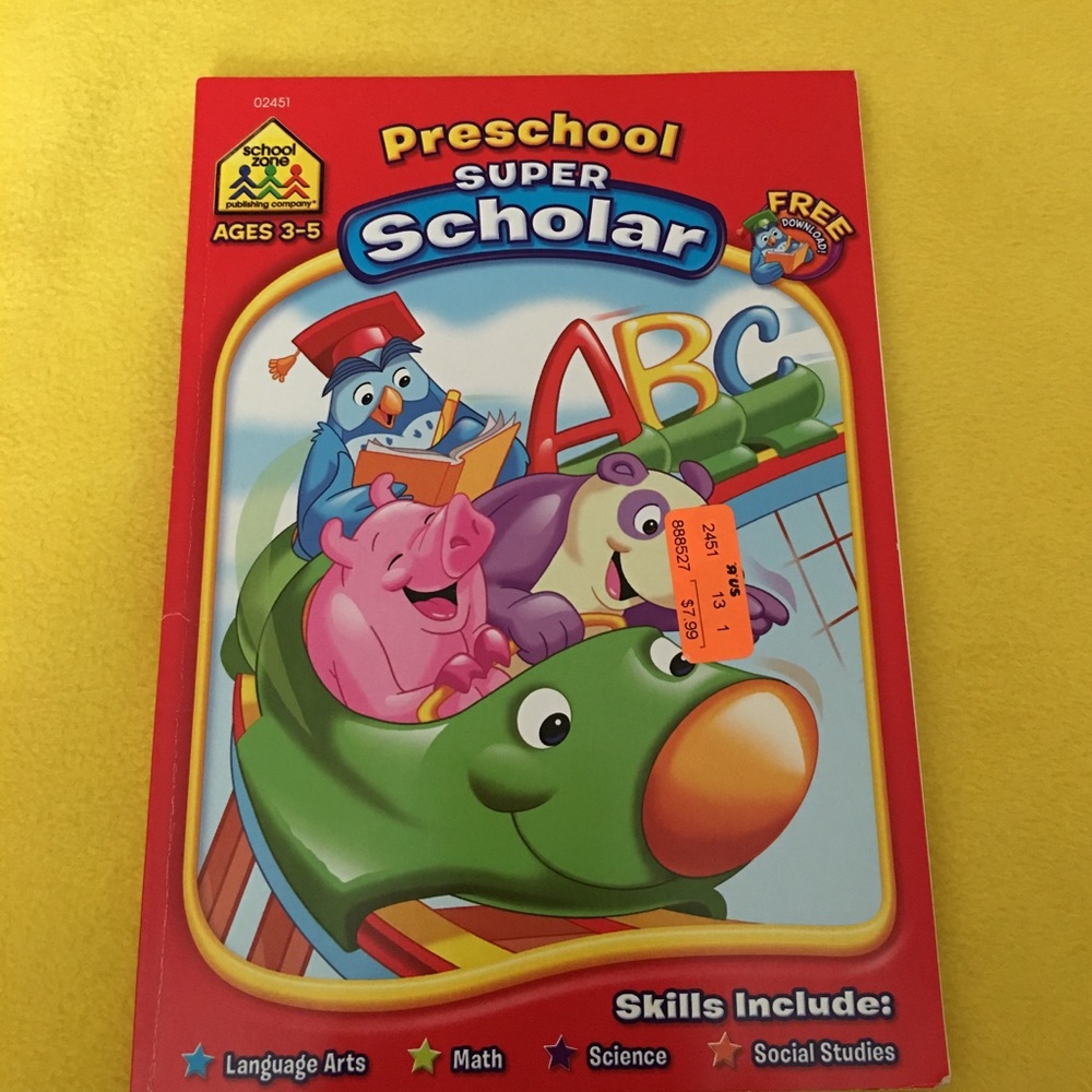 SOLD‼️Preschool work book