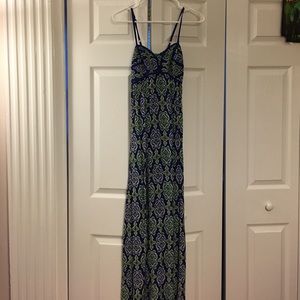 Spaghetti strap maxi dress