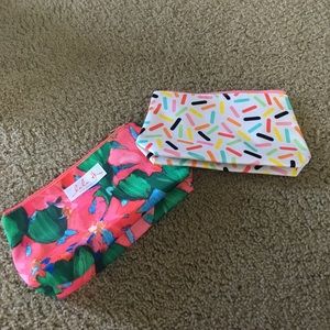 Clinique makeup / cosmetic bags