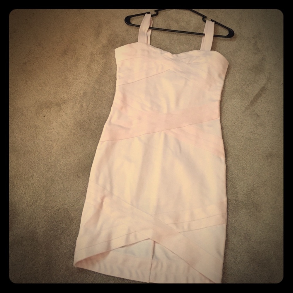 Light pink cocktail dress