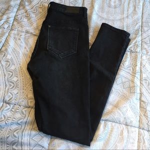 High Waisted Black Skinny Jean