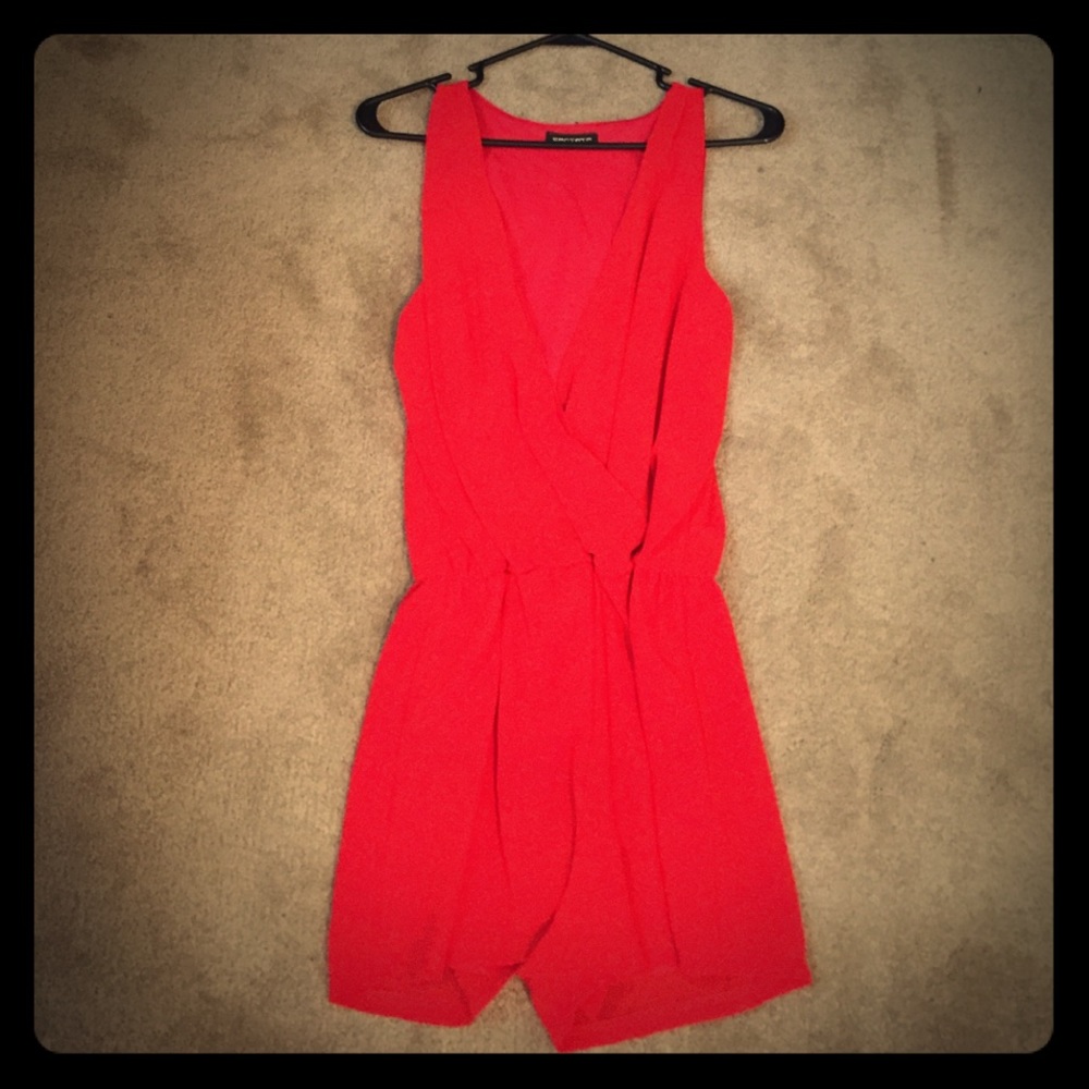 Red romper